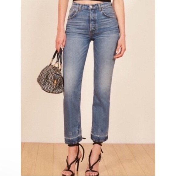 Reformation Cynthia High Relaxed Jean Size 28 - Picture 2 of 10